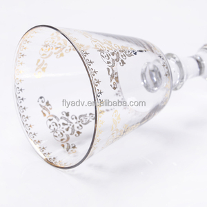 Copas <span class=keywords><strong>de</strong></span> <span class=keywords><strong>Vino</strong></span> Decorativas al por Mayor con Borde Dorado <span class=keywords><strong>de</strong></span> Nuevo Diseño, Copas <span class=keywords><strong>de</strong></span> <span class=keywords><strong>Boca</strong></span> <span class=keywords><strong>Ancha</strong></span> para Bodas y Decoración del Hogar - Product Image 4