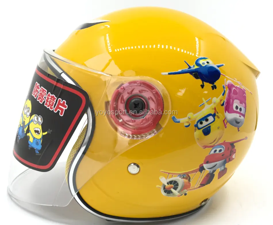 Meio rosto crianças capacete de motocicleta, brinquedo, crianças, capacete para crianças