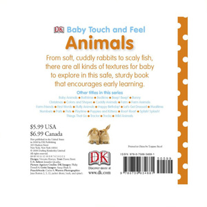 <span class=keywords><strong>Carta</strong></span> Kraft Touch e Feel Book Baby Animal Sound Board con stampa digitale filo rilegatura - Product Image 3