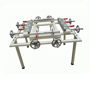 Tensora de Pantalla Manual de 90*120cm Fabricada <span class=keywords><strong>en</strong></span> China, para Serigrafía/Tensado de Malla para Marcos de Aluminio - Product Image 2