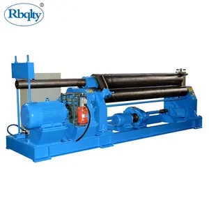 W11-12x2500mm 3 Roller Mechanical Plate Rolling Machine Steel Plate Sheet Rolling Metal Sheet Rolling Cutting Bending Automatic
