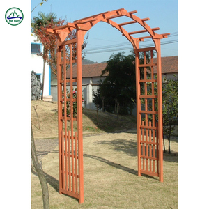 Gran oferta, decoraciones para arcos de boda, arcos de jardín de madera fácilmente ensamblados, Marco recubierto, estilo <span class=keywords><strong>natural</strong></span> a presión, compra de muebles de China - Product Image 4