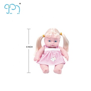 Muñeca de vinilo de 8 pulgadas para niñas, bebé <span class=keywords><strong>Reborn</strong></span> de silicona - Product Image 3
