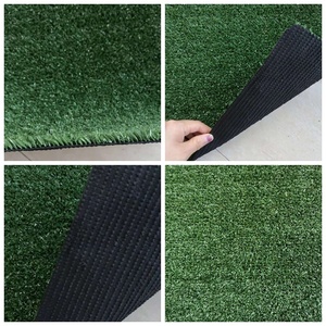 Herbe en plastique décorative extérieure de mariage et de mur décoration d'aménagement paysager de la plupart de forme de rectangle - Product Image 2