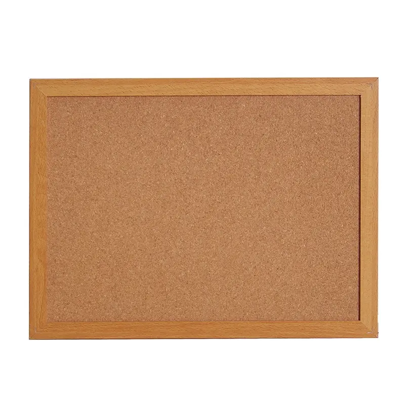 30*40 CM Double両面Beech Wooden Frame Pin Cork Board