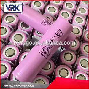 Подлинный samsung 2500 мАч 3.6 В батареи 18650 30q - Product Image 1
