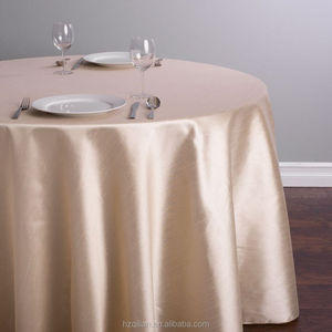 Khăn Trải Bàn Tròn Bằng Lụa Shantuang 132 <span class=keywords><strong>Inch</strong></span> Màu Đen - Product Image 5