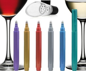 <span class=keywords><strong>Amazon</strong></span> Venta caliente metálico de vidrio de vino marcador <span class=keywords><strong>pluma</strong></span> de alta calidad metálico de vidrio de vino de marcador - Product Image 6