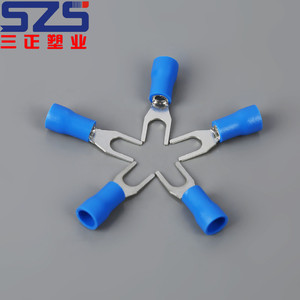 무료 샘플 제공, 100PCS SV2-6 절연 스페이드 터미널, 케이블 와이어 버트 커넥터, 전기 크림프 터미널 - Product Image 6