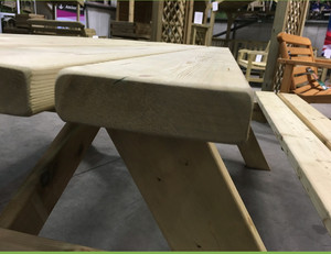Giardino <span class=keywords><strong>Tavolo</strong></span> Da Pic Nic <span class=keywords><strong>Tavolo</strong></span> e Panca <span class=keywords><strong>In</strong></span> <span class=keywords><strong>Legno</strong></span> per Esterni Da <span class=keywords><strong>Tavolo</strong></span> Moderna Decorazione del Giardino Mobili Portatile di Campeggio di Picnic Set Da Tavola - Product Image 6