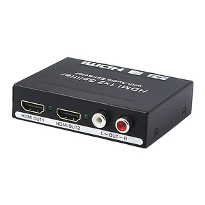 2 で 1 アウト HDMI 1.4 ボルトスプリッタ <span class=keywords><strong>Rca</strong></span> オーディオ Extractor デコーダ <span class=keywords><strong>Rca</strong></span> (L/R) ステレオアナログ出力スピーカーアンプ 3D 4 k - Product Image 1