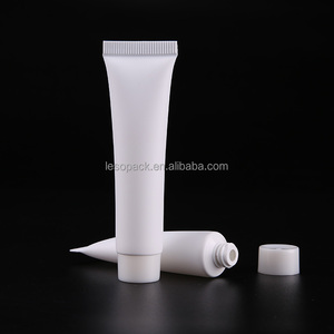Tube de dentifrice de voyage <span class=keywords><strong>LESO</strong></span> en plastique, petite capacité 5ml 10ml 5g 10g, tubes cosmétiques sérigraphiés blancs mats ajustables - Product Image 4