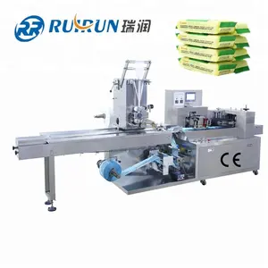 China Supplier Automatic Three Side Sealing Baby Wipes Making Machine