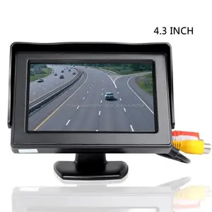 2 way ingresso video hdmi 4.3 pollici lcd monitor auto retrovisore auto auto specchio