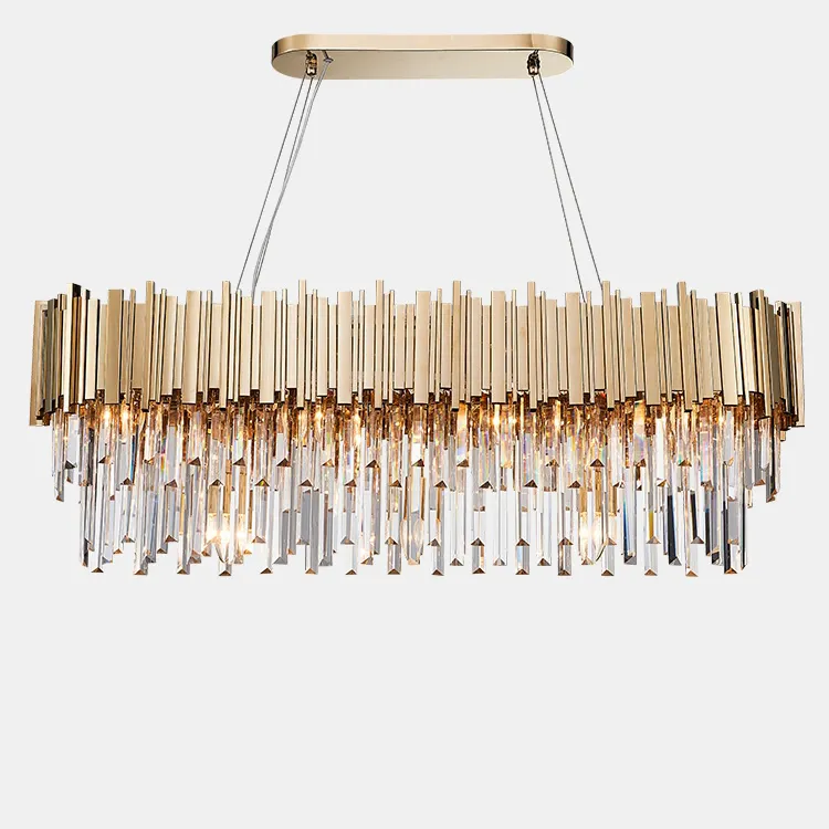 Luxury Crystal Led Ceiling Lamps in Residence