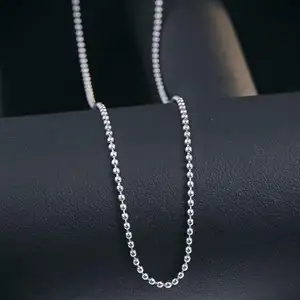 Fine jewelry 100% 925 Sterling Silver M the pearl necklace Free shipping