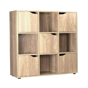9 cubo 5 Porte 4 Aperto Cubetti di Libreria Per Ufficio Casa di Stoccaggio libreria in legno