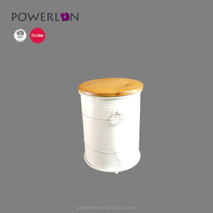 โลหะรอบถังขยะสไตล์ที่ไม่ซ้ำกันกล่อง & ถัง - Product Image 1