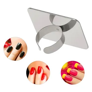 Bestseller spatel rvs kleurenpalet nail art make mengen palet