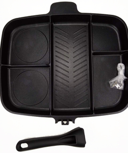 No-stick Aluminum <strong>Magic</strong> Frying <strong>Pan</strong> Multifunctional Divided 5 in 1 <strong>Grill</strong> Oven <strong>Pan</strong>