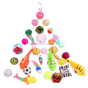 20 pz Gatto Giocattoli Giocattolo Set Kitty Intrattenuti Mice pelliccia Teaser Bacchetta Erba Gatta Palla Giochi Per Gatti - Product Image 5