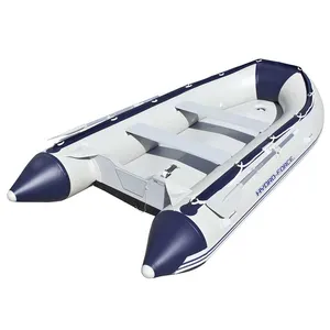 2.3m 3m 3.6m 4.5m 5m 6m 8m Small Rescue 4-person Hypalon Rigid PVC Boat Rigid Aluminum Air Deck Inflatable Boat For Sale