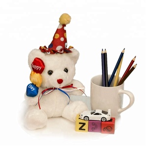 Osito de Peluche de Feliz Cumpleaños con Dulces y Globo con Canciones para Regalos Infantiles - Product Image 4