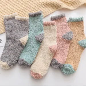 2020 schlaf Winter Warme Socken Fuzzy Knöchel Anti Slip Socken Frauen