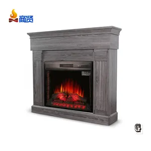 Grijs Vrijstaande Classic Flame Led Decoratieve Mdf Haard Tv Staan