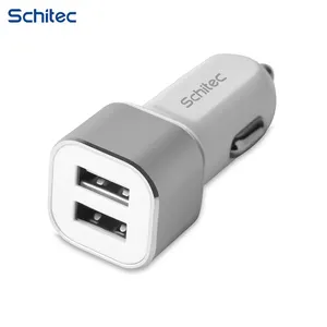 אוניברסלי מותאם אישית לוגו ev מהיר 2 usb הכפול מטען לרכב עבור טלפון נייד