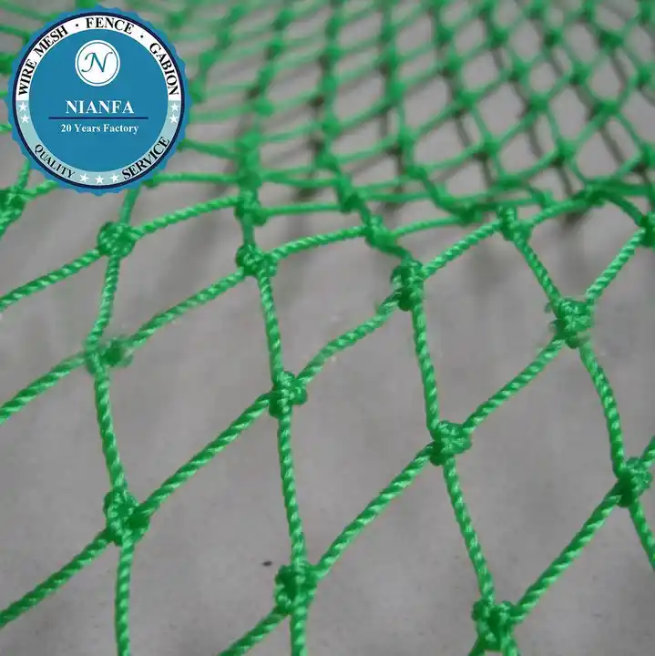 Nylon/PE Knotted Fishing Net for sport