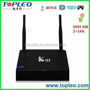 Chine Moins Cher Set Top Box <span class=keywords><strong>KIII</strong></span> S905 Android TV Box Fabricant - Product Image 1
