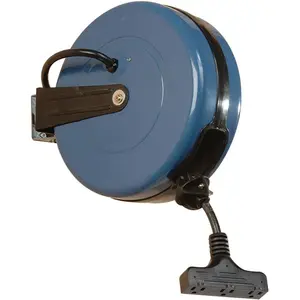 Cord Reel 14-Gauge American Retractable Extension Cord Reel