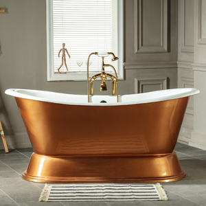 Baignoires à immersion économiques, <span class=keywords><strong>baignoire</strong></span> <span class=keywords><strong>en</strong></span> <span class=keywords><strong>céramique</strong></span>, vente de baignoires <span class=keywords><strong>en</strong></span> fonte de haute qualité et luxueuses avec jupe - Product Image 1