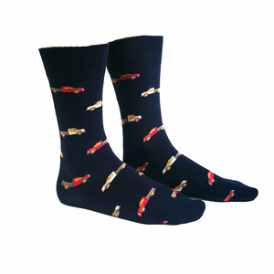 Calcetines Divertidos de Algodón para Hombre BONYPONY, Diseño de Camioneta Antigua, Motocicleta y Bicicleta, Coloridos, Casuales y Originales - Product Image 2