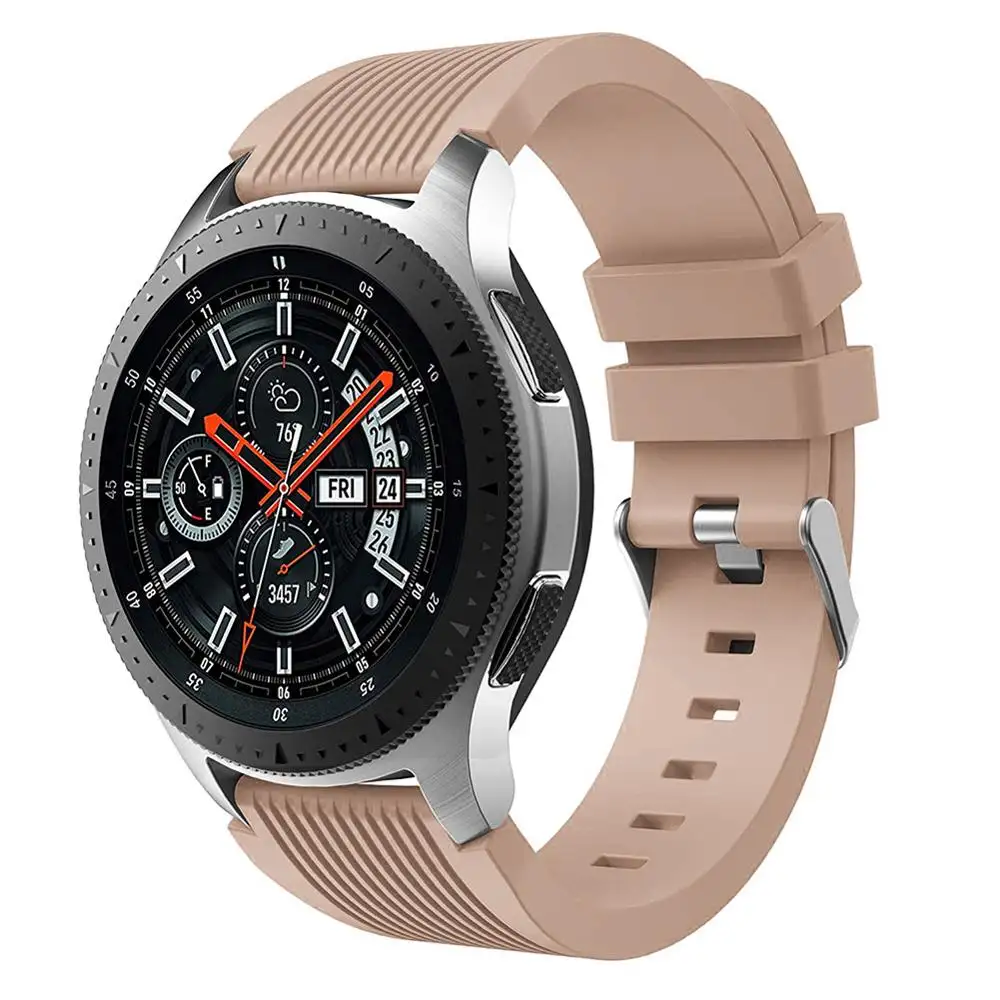 Bracelet de rechange en caoutchouc Silicone pour Samsung Galaxy Watch 46mm