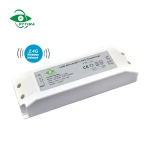 Zigbee Dimmable Led Driver dengan CE Rohs Disetujui 2500ma 30W Led Power Supply