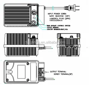 ETL 12V low voltage transformer with PHOTO SENSOR low voltage current transformer with timer for landscape lighting