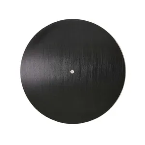 Personalizado negro cepillado de aluminio anodizado de círculo pared reloj piezas