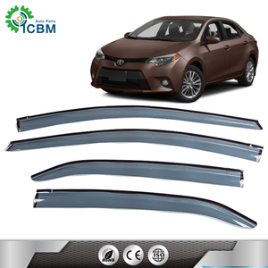 Estilo moderno coche <span class=keywords><strong>precio</strong></span> alta calidad viseras acrílico ventana trasera visera para <span class=keywords><strong>Corolla</strong></span> 14-15 - Product Image 2