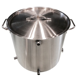 Chaudière à <span class=keywords><strong>bière</strong></span>, équipement <span class=keywords><strong>de</strong></span> restauration, acier inoxydable, brassage <span class=keywords><strong>de</strong></span> <span class=keywords><strong>bière</strong></span> à domicile, grande capacité commerciale, 30l 40l 100l 7 kg <span class=keywords><strong>levure</strong></span> à vin alcool 50L - Product Image 1