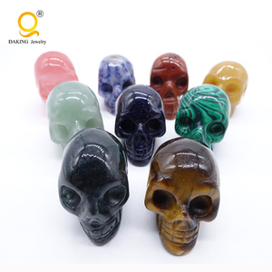 Cristal noir en gros crânes charmes pour vente - Product Image 1