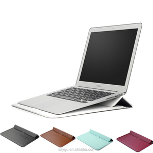 Meilleur vendeur Personnalisé de luxe en cuir PU Housse De Sac À Manches Ordinateur Portable pour MacBook 11 12 13 15 Pouces ensembles - Product Image 1