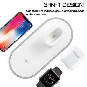 3 en 1 estándar <span class=keywords><strong>Qi</strong></span> cargador inalámbrico para ver para teléfono más nuevo diseño cargador inalámbrico - Product Image 4