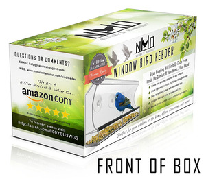 Khay Cho Chim Ăn Lớn Trong Suốt Với Khay Có Thể Tháo Rời Lỗ Thoát Nước Và 3 Cốc Hút Cho Chim Ăn - Product Image 5