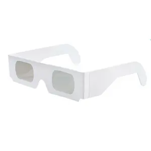 Disposable paper linear polarized glasses