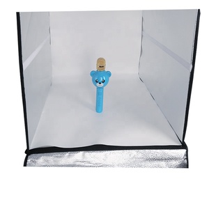 Hộp ánh sáng ảnh <span class=keywords><strong>led</strong></span> photo studio 60 CM Tất Cả-trong-một xách tay studio folded ảnh Nhiếp Ảnh hộp Liên Tục chiếu sáng Kit - Product Image 2