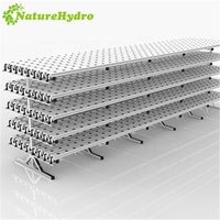 Système de culture hydroponique en conteneur maritime vertical NFT