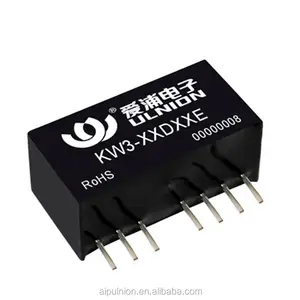 Efficacité de Conversion élevée DC-DC Convertisseur KW3-XXDXXE Série Double Sortie dc Convertisseur