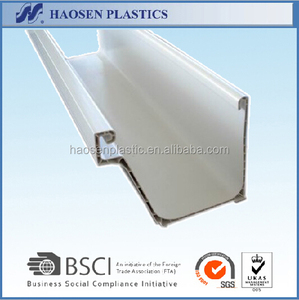 Gouttières en <span class=keywords><strong>PVC</strong></span> blanc sans soudure américaines, matériaux de construction - Product Image 2